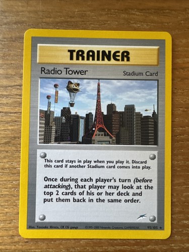 Neo destiny pokemon card radio - destiny,