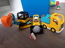 Duplo Motorcycle 109670 + Construction 10931 Excavator kit - Great Condition