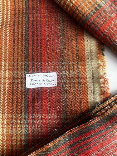 Scottish red rust orange - rust, plaid