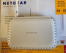 Netgear DG834 Wireless ADSL2+ Modem router. White.Double firewall, 802.11g