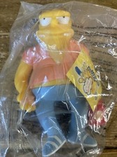 Burger King The Simpsons 2000 Barney Grumble Action Figure Toy Sealed In Bag