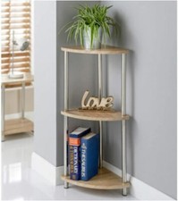 3 Tier Corner Shelf End Table