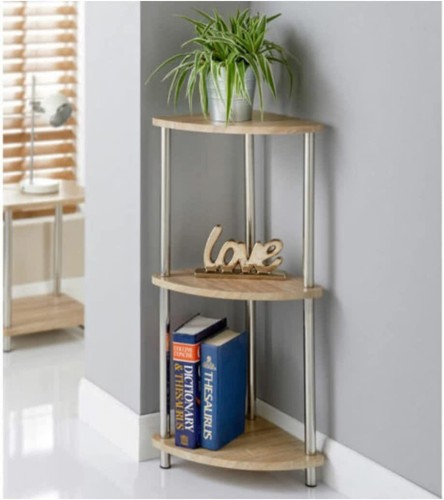 Tier corner shelf end table - 3,