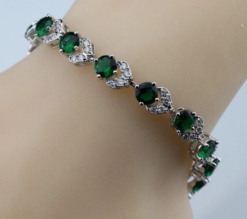 Green lab created emerald - green, and