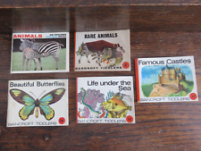 4 x Bancroft Tiddlers + 1 Odhams colour book Castles, Butterflies, Sea