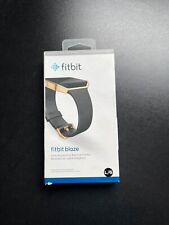 Fitbit Blaze Strap Only Black with Gold Frame L/G