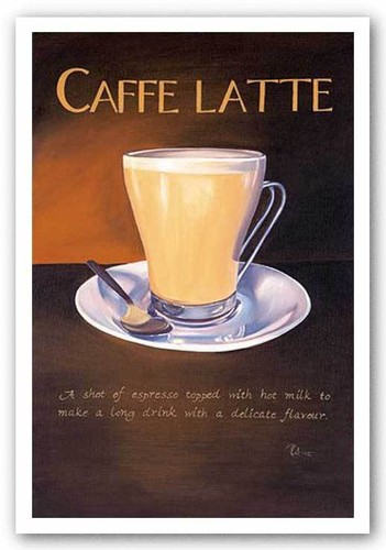 Coffee art print - coffee,