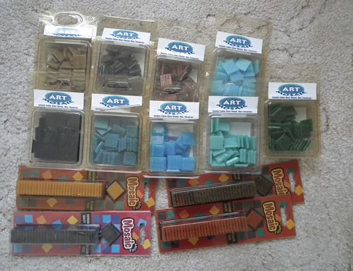 Packs mosaic tiles - 13,