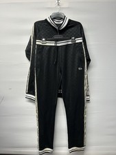 Men’s Lonsdale Black Logo Tracksuit Set Size XL Brand New 