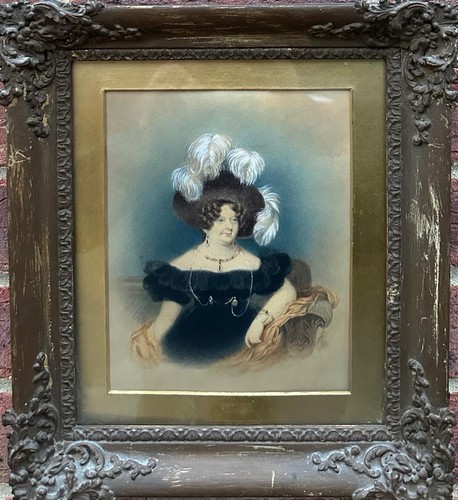 Antique 19th watercolour - antique,