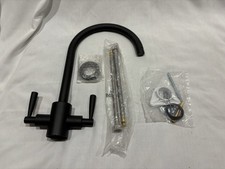 Genuine Franke Olympus J Spout Kitchen Mixer Tap Double Lever Matte Black