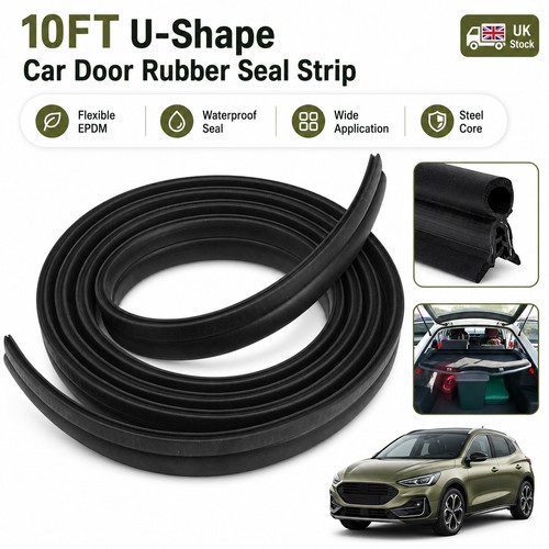 Black 10ft shape rubber car - black,