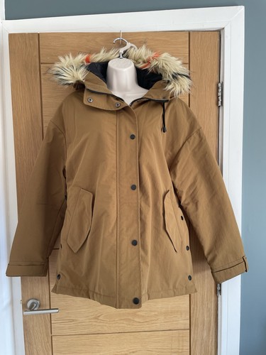 Ladies size brown hooded - size,