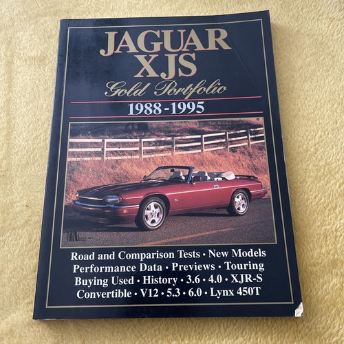 Jaguar book gold - jaguar, xj-s