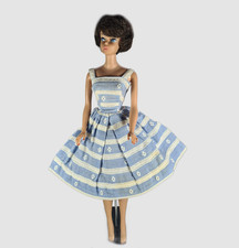 Original Mattel Barbie Clothes 1959 Suburban Shopper # 969 VGC Black ® Label