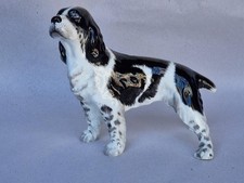 Vintage Alton England  China Spaniel Dog Figure  16 cm long  Springer Cocker ? 2