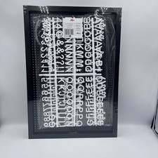 Black Message Board With