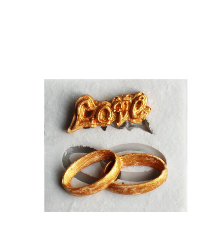 Love ring fondant silicone - ring,