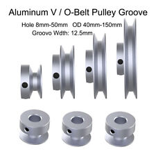 Aluminum V/O-Belt Pulley Groove Width 12.5mm Drive Pulley Ø40-150mm Hole 8-50mm