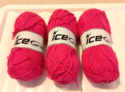 Ice yarn pink cerise - /pink, cerise/100
