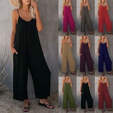 Ladies Strappy Casual Jumpsuit