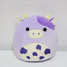 Squishmallows Bubba The Purple Spotted Cow 7.5 Inch *DAMAGED*
