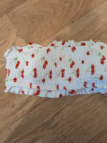 White cherry padded boob - white,