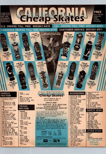 1989 california cheap skates - 1989,