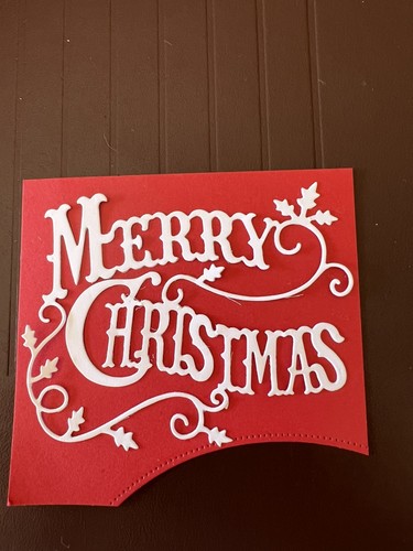 Merry christmas sentiment - merry,