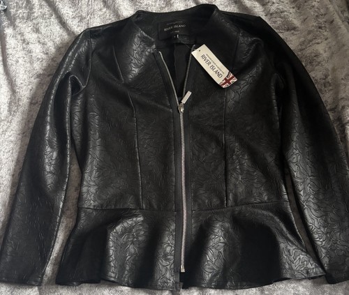 River island black - black, faux