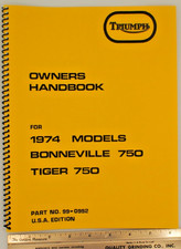 Triumph Owners Handbook for