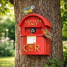 Hanging Garden Bird House Post