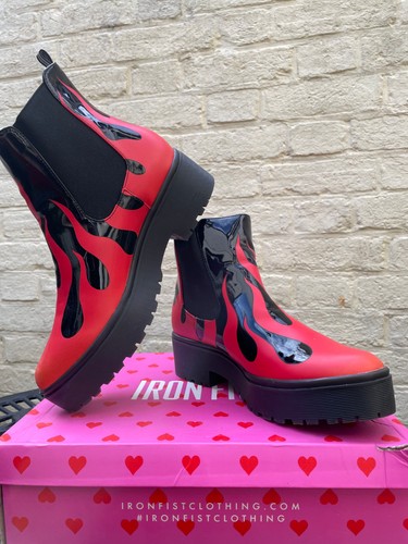 Iron fist fire sign - fist, boots