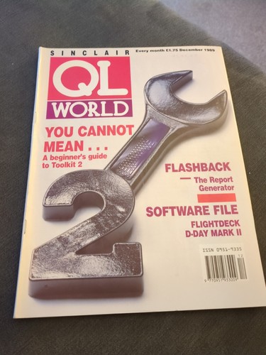Sinclair world issue - sinclair, ql