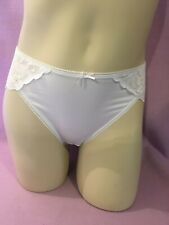 Ex Store Ladies Full, White or Black, High Leg, Lace Rear, Soft Knickers, Brief 