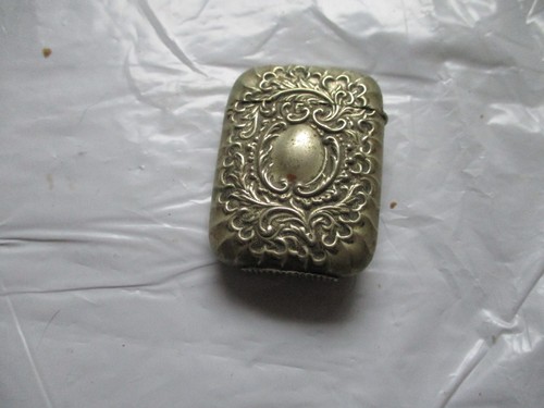 Vintage silver match - silver,