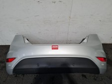 FORD FIESTA MK7 2015 REAR BUMPER 5 DOOR HATCHBACK SILVER 1553559