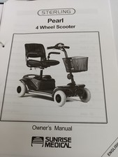 Sterling Pearl Mobility Scooter Had Very Little Use and Always Garaged Working,