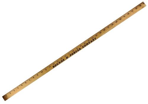 Vtg wooden yardstick - vtg,