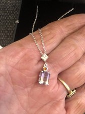 Pretty Ametrine Pendant In
