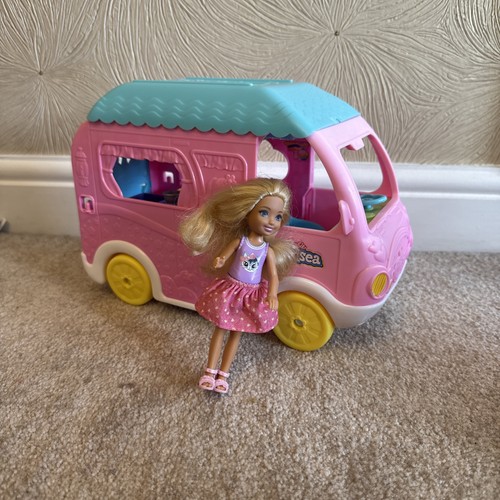 Barbie chelsea 1 camper - barbie, 2-in-1
