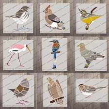 Bird stencils Lovestencil