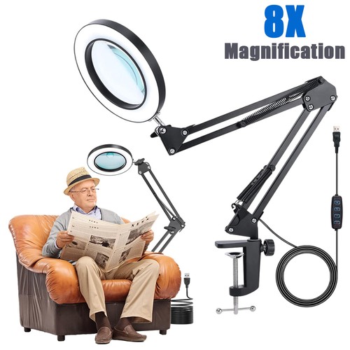 Magnifying glass with - glass,