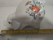 2 Piggybanks One Glass One Pottery.