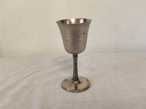 Vintage sheffield goblet - vintage,
