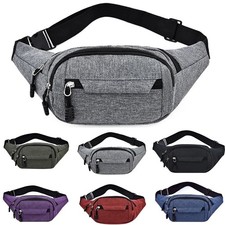 Men Women Waist Bum Bag Unisex