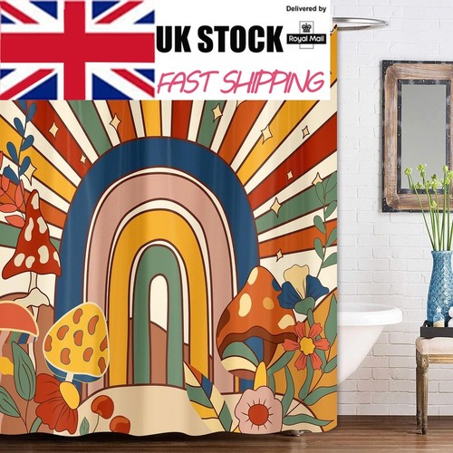 Shower curtain vintage sun - shower,