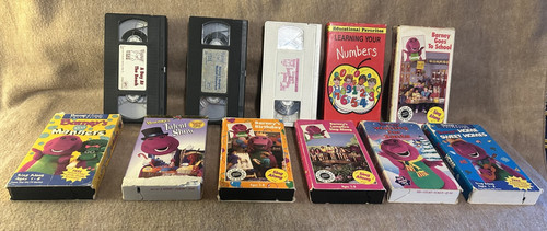 Barney vhs lot - barney,