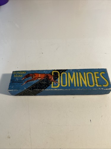 Vintage greyhound dominoes - vintage,