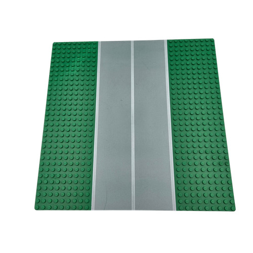 Lego street base plate green - base,